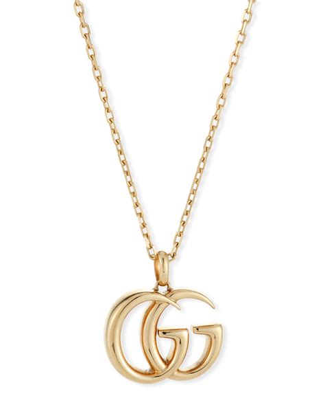 gucci mens gold chain necklace|Gucci gold jewellery necklace.